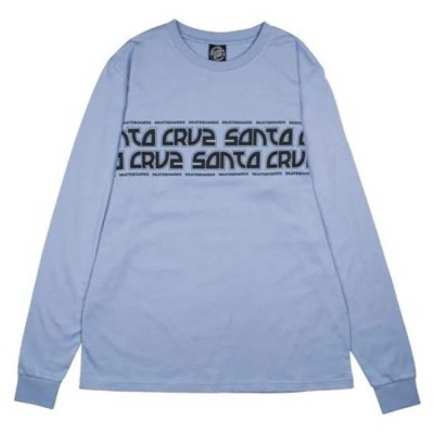 тениска,мъжки,тениски,дамски,тениски,santa,cruz,techno,long,sleeve,t,shirt,blue,(powder,blue)