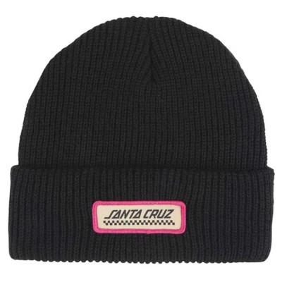 шапка,всички,шапки,santa,cruz,union,strip,beanie,black,(black)