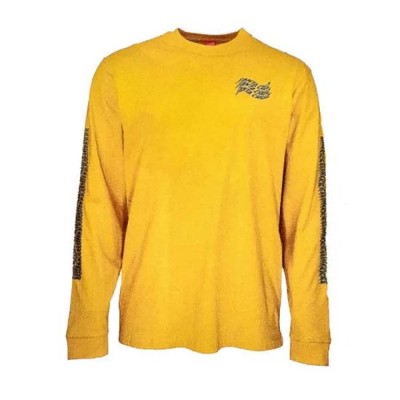 тениска,мъжки,тениски,santa,cruz,vortex,hand,mustard,long,sleeve,t,shirt,yellow,(mustard)