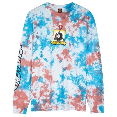 тениска,мъжки,тениски,santa,cruz,winkowski,8ballr,comic,long,sleeve,t,shirt,multicolor,(trip,out,tie,dye)