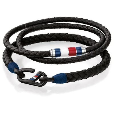 бижутерия,tommy,hilfiger,2790056,bracelet,silver,(black)