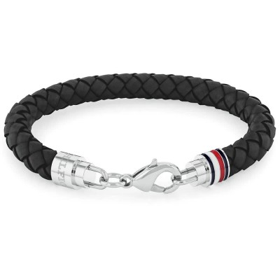 бижутерия,tommy,hilfiger,2790545,bracelet,silver,(black,silver)