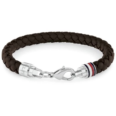 бижутерия,tommy,hilfiger,2790546,bracelet,silver,(brown,silver)