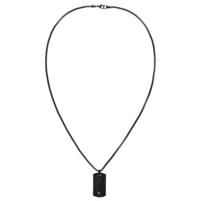 бижутерия,tommy,hilfiger,2790629,necklace,silver,(black)