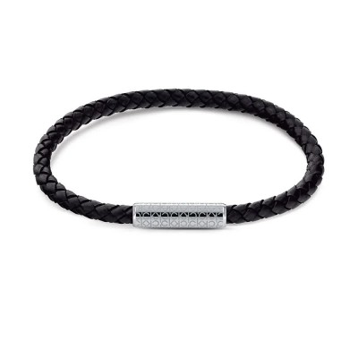 бижутерия,calvin,klein,35000101r,bracelet,black,silver