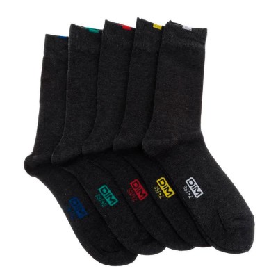 чорапи,мъжки,чорапи,дамски,чорапи,dim,paris,ad004cu,ecodim,long,socks,5,pairs,black,(medium,grey)