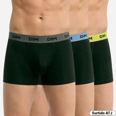 боксерки,мъжко,бельо,dim,paris,d1005d,mix&colors,colorful,waistband,boxers,3,units,black,(black,citrus,waist,black,persian,waist,black,coffee,waist)