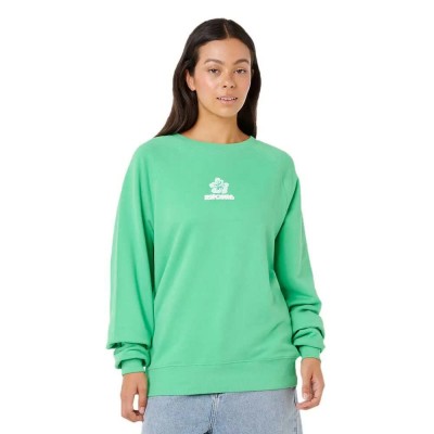 блуза,дамски,блузи,rip,curl,luxe,surf,raglan,relaxed,crew,sweatshirt,green,(irish,green)