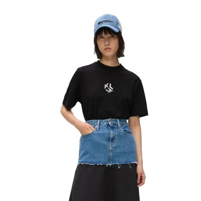 тениска,мъжки,тениски,дамски,тениски,karl,lagerfeld,jeans,b1w17086,short,sleeve,t,shirt,black,(black)