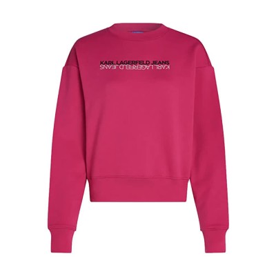 блуза,дамски,блузи,karl,lagerfeld,jeans,b1w20041,sweatshirt,pink,(very,berry)