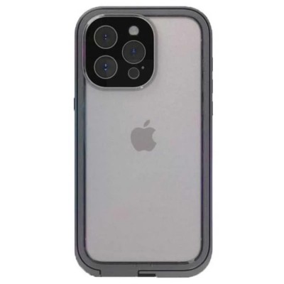 други,аксесоари,catalyst,waterproof,stealth,iphone,15,pro,phone,case,clear,grey,(black)