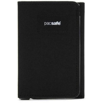 портфейли,и,портмонета,pacsafe,rfidsafe,trifold,woman,wallet,black,(black)