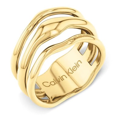 бижутерия,calvin,klein,35000723,ring,golden,(gold)