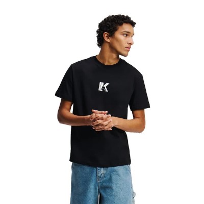 тениска,мъжки,тениски,дамски,тениски,karl,lagerfeld,jeans,a1m17044,short,sleeve,t,shirt,black,(black)