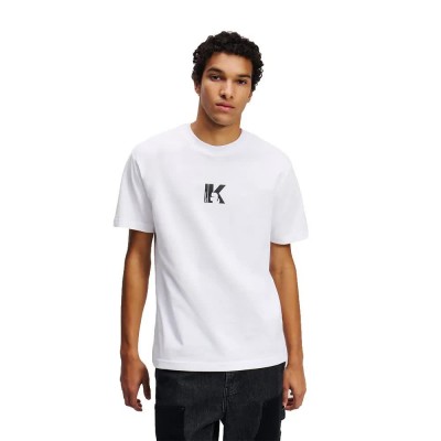 тениска,мъжки,тениски,дамски,тениски,karl,lagerfeld,a1m17044,short,sleeve,t,shirt,white,(white)