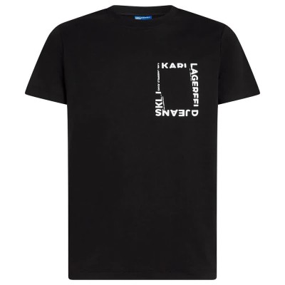 тениска,мъжки,тениски,дамски,тениски,karl,lagerfeld,jeans,b2m17046,short,sleeve,t,shirt,black,(black)