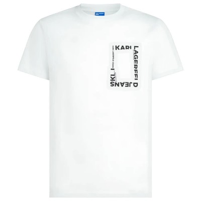 тениска,мъжки,тениски,дамски,тениски,karl,lagerfeld,jeans,b2m17046,short,sleeve,t,shirt,white,(white)