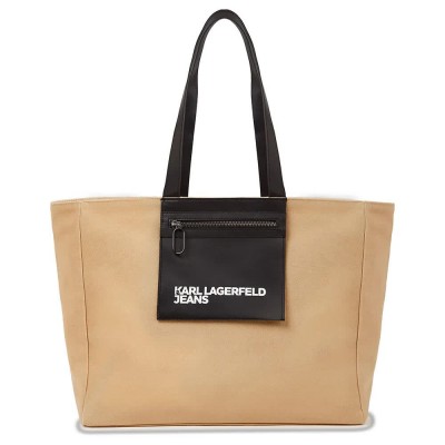 пазарска,чанта,всички,чанти,karl,lagerfeld,jeans,ew,pocket,shopper,bag,beige,(pale,khaki)