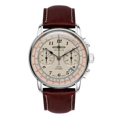 часовник,часовници,zeppelin,7614,5,watch,brown,beige