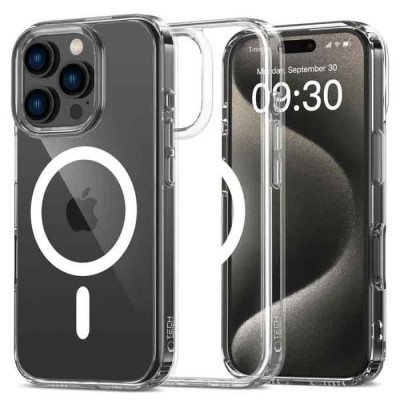 други,аксесоари,tech,protection,flexair,hybrid,magsafe,iphone,16,pro,phone,case,clear,(clear)