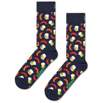 чорапи,мъжки,чорапи,happy,socks,high,beer,and,sausage,socks,black,red