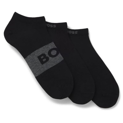 чорапи,мъжки,чорапи,boss,50543482,socks,3,pairs,black,(black)