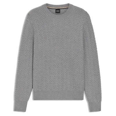 блуза,мъжки,пуловери,boss,hitalo,10274983,sweater,grey,(silver)
