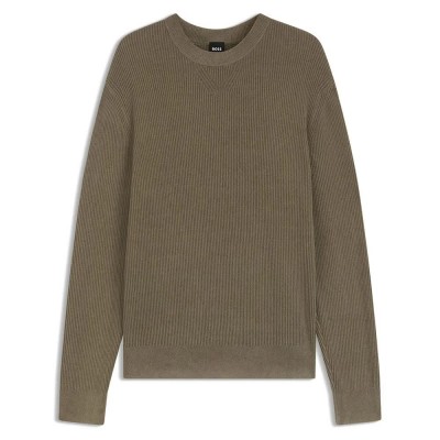 блуза,мъжки,пуловери,boss,horso,10274975,01,sweater,open,brown