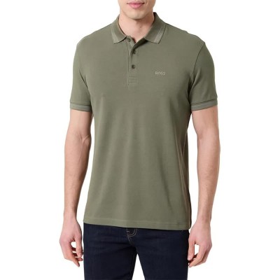 дамски,блузи,с,яка,мъжки,блузи,с,яка,boss,paddy,10241663,short,sleeve,polo,green,(dark,beige)