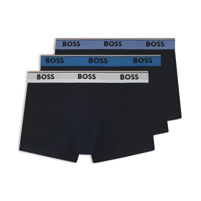 боксерки,мъжко,бельо,boss,power,trunk,10276514,boxers,3,units,black,(open,blue)