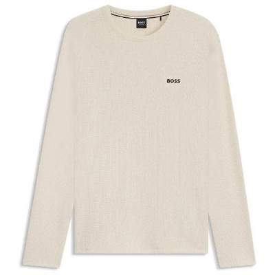 тениска,мъжки,пижами,boss,waffle,10269584,long,sleeve,pyjama,t,shirt,white,(open,white)