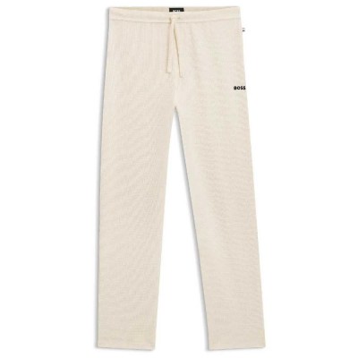 пижама,мъжки,пижами,boss,waffle,10269584,pyjama,pants,white,(open,white)