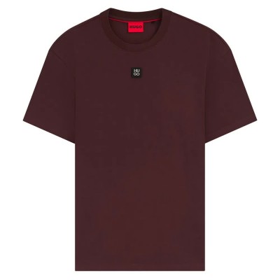 тениска,мъжки,тениски,дамски,тениски,hugo,dalile,10231453,short,sleeve,t,shirt,red,(open,brown)