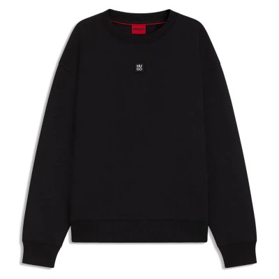 блуза,мъжки,пуловери,hugo,dettil,10267272,red,sweatshirt,black,(black)