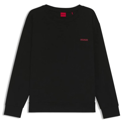 тениска,дамски,пижами,hugo,id,10276976,red,long,sleeve,pyjama,t,shirt,black,(black)