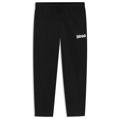 анцуг,мъжки,панталони,hugo,nyrotro,10273551,blue,sweat,pants,black,(black)