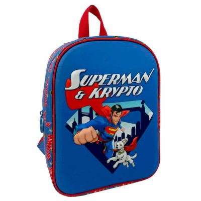 раница,раници,cyp,krypto,&,superman,dc,comics,backpack,blue,red