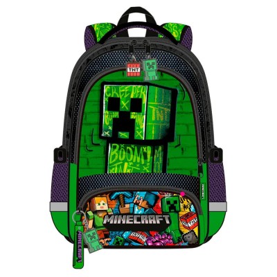 раница,раници,kids,licensing,minecraft,backpack,green,brown