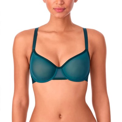 бюстие,дамско,бельо,дамски,бикини,и,танкини,dkny,sheers,bralette,bra,blue,(dark,sea)
