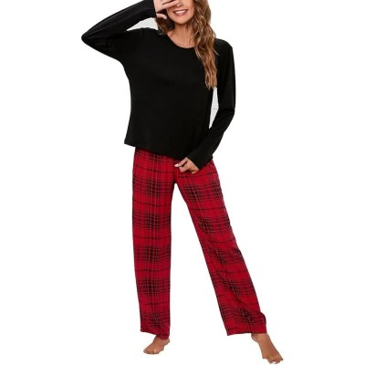 пижама,дамски,пижами,lauren,by,ralph,lauren,iln72458,pyjama,red,(red,plaid)