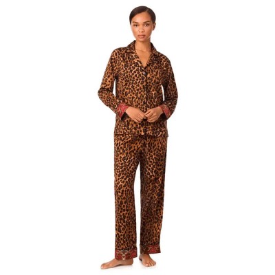 пижама,дамски,пижами,lauren,by,ralph,lauren,iln92460,pyjama,brown,(leopard)