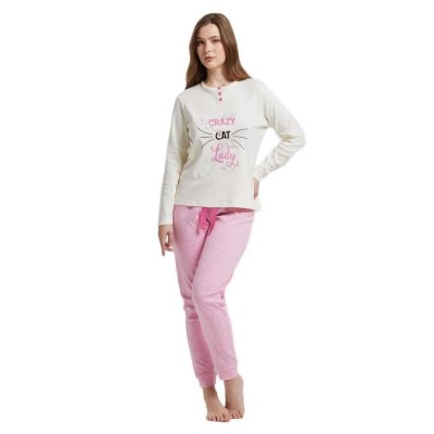 пижама,дамски,пижами,pompea,manitoba,pyjama,white,pink,(gardenia)