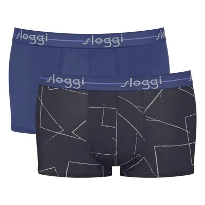 боксерки,мъжко,бельо,sloggi,start,hipster,boxers,2,units,blue,grey,(blue,combination)