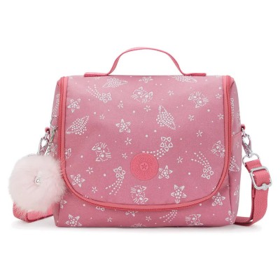 чанта,раници,kipling,new,kichirou,6l,lunch,bag,pink,(glitter,cats)