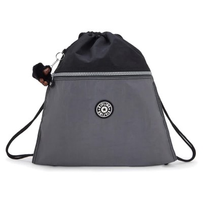 спортна,чанта,спортни,сакове,и,чанти,kipling,supertaboo,15l,gymsack,grey,(space,black,bl)