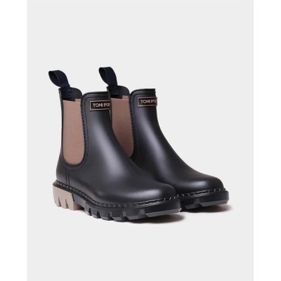 обувки,дамски,боти,дамски,високи,обувки,за,ходене,toni,pons,caen,rain,boots,black,(taupe)