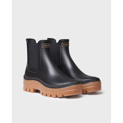 обувки,дамски,боти,toni,pons,covent,rain,boots,black,(toffee)