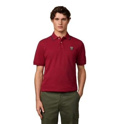 мъжки,блузи,с,яка,hackett,heritage,badge,short,sleeve,polo,red,(oxblood,red)