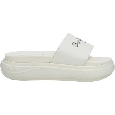 мъжки,джапанки,и,чехли,дамски,сандали,и,чехли,pepe,jeans,bella,log,slides,white,(off,white)
