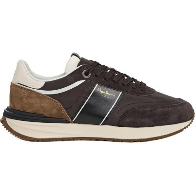 маратонки,мъжки,маратонки,дамски,маратонки,pepe,jeans,buster,serie,trainers,brown,(chocolate,brown)